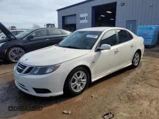 2008 Saab 9-3 with VIN YS3FB49Y581006542, listed as a Copart auction lot 48249905 with 161,618 mi miles and Salvage Title. Bid and sale history available at carsss.com. Image 1.
