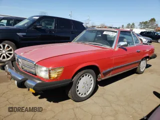 1983 Mercedes-Benz 380 with VIN WDBBA45A5DB022728, listed as a Copart auction lot 49351765 with 167,150 mi miles and Clean Title. Bid and sale history available at carsss.com. Image 1.