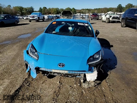 2022 Toyota GR86 Premium with VIN JF1ZNBF16N8755527, listed as a Copart auction lot 80988554 with 0 mi miles and Salvage Title. Bid and sale history available at carsss.com. Image 10.