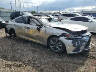 2021 Lexus ES 350 F Sport with VIN 58AGZ1B18MU092235, listed as a Copart auction lot 57980725 with 52,084 mi miles and Non repairable. Bid and sale history available at DreamBid. Image 4.