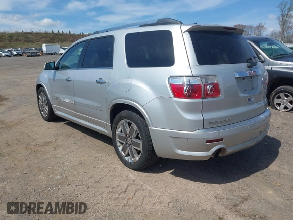 2012 GMC Acadia Denali with VIN 1GKKVTED5CJ369415, listed as a IAAI auction lot 42086763 with 153,468 mi miles. Bid and sale history available at carsss.com. Image 3.