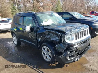2018 Jeep Renegade Limited with VIN ZACCJBDB3JPH01905, listed as a IAAI auction lot 40900045 with 50,236 mi miles and . Bid and sale history available at DreamBid. Image 1.