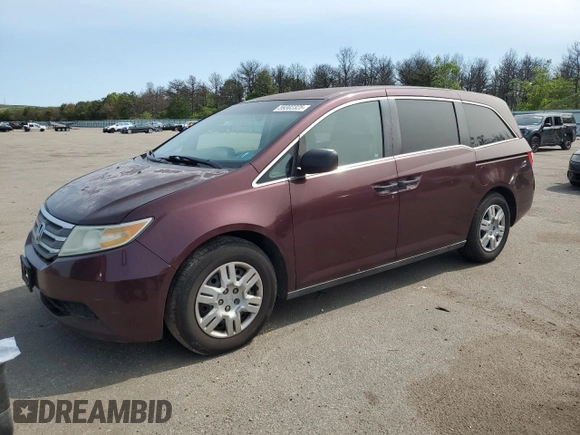 2011 Honda Odyssey LX z VIN 5FNRL5H26BB057972, wystawiony jako Copart lot #59302325 z przebiegiem 280 460 mil mil oraz Czysty tytuł • Clean title. Historia ofert i sprzedaży dostępna na DreamBid. Obrazek 1.