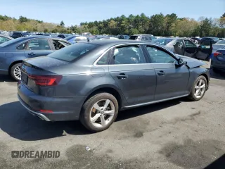 2019 Audi A4 Premium with VIN WAUDNAF43KA027299, listed as a Copart auction lot 55176575 with Not provided miles and Salvage title. Bid and sale history available at DreamBid. Image 3.