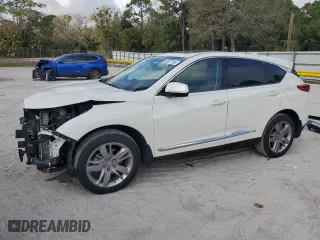 2019 Acura RDX w/Advance Pkg with VIN 5J8TC1H78KL009771, listed as a Copart auction lot 43007165 with 49,491 mi miles and Salvage Title. Bid and sale history available at carsss.com. Image 1.