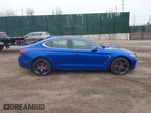 2021 Genesis G70 3.3T with VIN KMTG34LE2MU066635, listed as a IAAI auction lot 41843002 with 78,029 mi miles and . Bid and sale history available at DreamBid. Image 13.