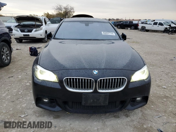 2015 BMW 5 Series 550i with VIN WBAKN9C50FD682415, listed as a Copart auction lot 83257714 with 129,605 mi miles and Clean title. Bid and sale history available at DreamBid. Image 5.