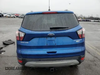2017 Ford Escape Titanium with VIN 1FMCU9JD6HUD47758, listed as a Copart auction lot 50354405 with 83,243 mi miles and Salvage Title. Bid and sale history available at carsss.com. Image 6.