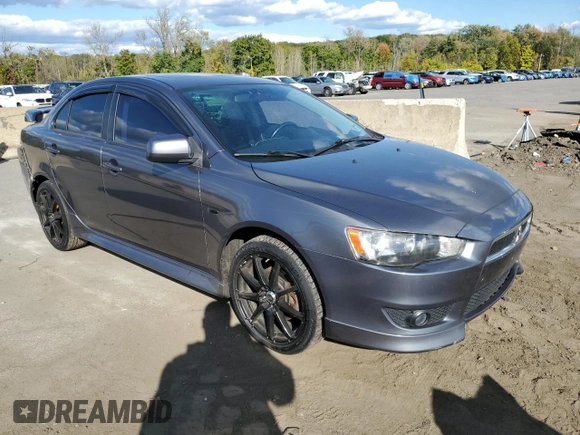 2010 Mitsubishi Lancer GTS with VIN JA32U8FW9AU024586, listed as a Copart auction lot 74710514 with 92,534 mi miles and Salvage Title. Bid and sale history available at DreamBid. Image 4.