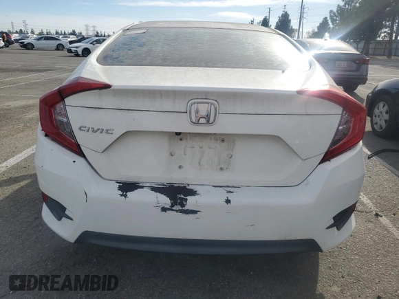 2017 Honda Civic Sedan LX with VIN 19XFC2F63HE200074, listed as a Copart auction lot 86379644 with 0 mi miles and Clean Title. Bid and sale history available at carsss.com. Image 6.