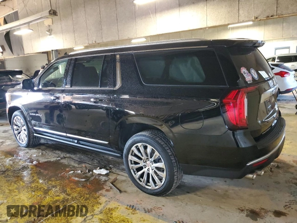 2022 GMC Yukon XL Denali with VIN 1GKS2JKL5NR351199, listed as a Copart auction lot 42366055 with 51,021 mi miles and Salvage Title. Bid and sale history available at carsss.com. Image 2.