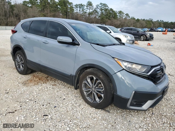2021 Honda CR-V EX-L with VIN 7FARW1H83ME024245, listed as a Copart auction lot 45132605 with 38,858 mi miles and Salvage Title. Bid and sale history available at carsss.com. Image 4.
