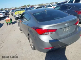 2014 Hyundai Elantra SE with VIN 5NPDH4AE4EH515489, listed as a IAAI auction lot 41702399 with 107,716 mi miles. Bid and sale history available at carsss.com. Image 3.