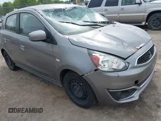 2017 Mitsubishi Mirage ES with VIN ML32A3HJ3HH022451, listed as a IAAI auction lot 42268192 with 45,565 mi miles and . Bid and sale history available at DreamBid. Image 1.