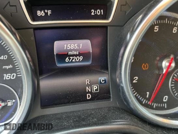 2017 Mercedes-Benz GLS 450 with VIN 4JGDF6EE4HA953223, listed as a Copart auction lot 62134035 with 67,209 mi miles and Clean title. Bid and sale history available at DreamBid. Image 8.