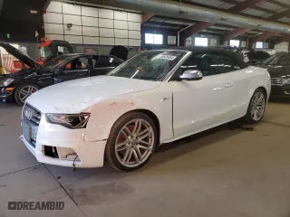2015 Audi S5 Premium Plus with VIN WAUCGAFH8FN007640, listed as a Copart auction lot 85605464 with 103,548 mi miles and Salvage Title. Bid and sale history available at carsss.com. Image 1.