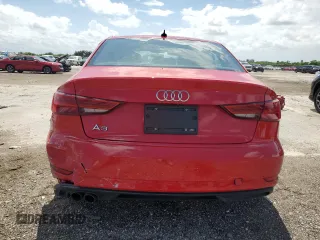2019 Audi A3 Sedan Premium with VIN WAUAUGFF6KA089757, listed as a Copart auction lot 57540234 with 38,718 mi miles and Salvage Title. Bid and sale history available at carsss.com. Image 6.