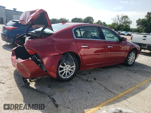 2011 Buick Lucerne CXL with VIN 1G4HC5EM0BU151754, listed as a Copart auction lot 62826543 with 135,035 mi miles and Salvage Title. Bid and sale history available at carsss.com. Image 3.