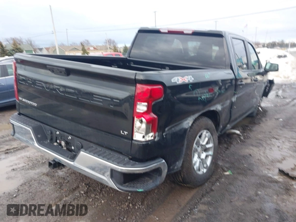 2025 Chevrolet Silverado 1500 LT with VIN 1GCPKKEK1SZ107524, listed as a IAAI auction lot 41676575 with 838 mi miles and . Bid and sale history available at DreamBid. Image 4.