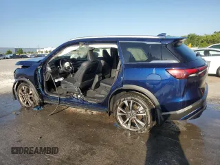 2024 Infiniti QX60 Luxe z VIN 5N1DL1FRXRC344608, wystawiony jako Copart lot #52451285 z przebiegiem 6 047 mil mil oraz Nie do naprawy • Non repairable. Historia ofert i sprzedaży dostępna na DreamBid. Obrazek 2.