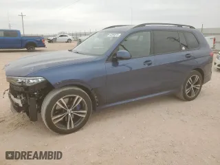 2022 BMW X7 xDrive40i with VIN 5UXCW2C02N9L18495, listed as a Copart auction lot 48394615 with 62,073 mi miles and Salvage Title. Bid and sale history available at carsss.com. Image 1.