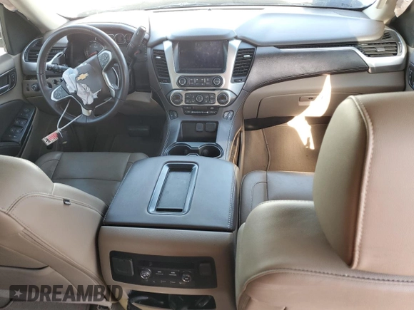 2020 Chevrolet Tahoe LT z VIN 1GNSKBKC7LR124845, wystawiony jako Copart lot #53354715 z przebiegiem Nie podano mil oraz Szkoda całkowita • Salvage title. Historia ofert i sprzedaży dostępna na DreamBid. Obrazek 8.