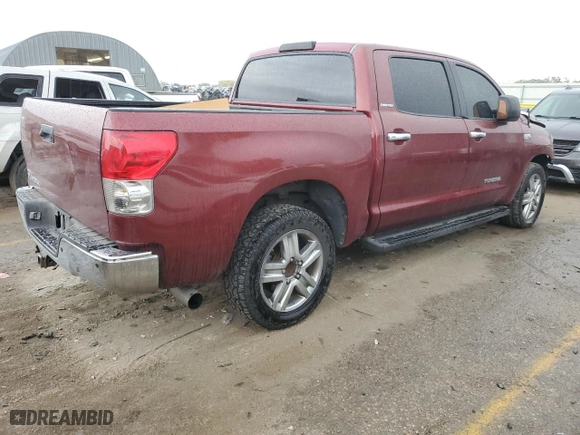 2007 Toyota Tundra LTD with VIN 5TBEV58157S466024, listed as a Copart auction lot 77124354 with 196,129 mi miles and Salvage Title. Bid and sale history available at carsss.com. Image 3.