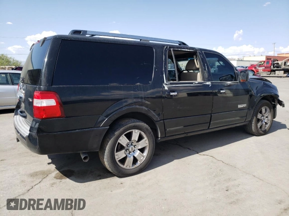 2008 Ford Expedition EL Limited with VIN 1FMFK19588LA49008, listed as a Copart auction lot 65562414 with 255,896 mi miles and Salvage Title. Bid and sale history available at carsss.com. Image 3.