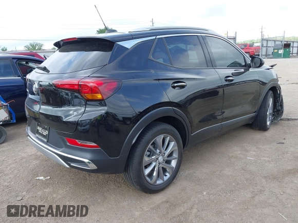 2023 Buick Encore GX Essence with VIN KL4MMFSL0PB077301, listed as a IAAI auction lot 42061187 with 4,178 mi miles and . Bid and sale history available at DreamBid. Image 4.