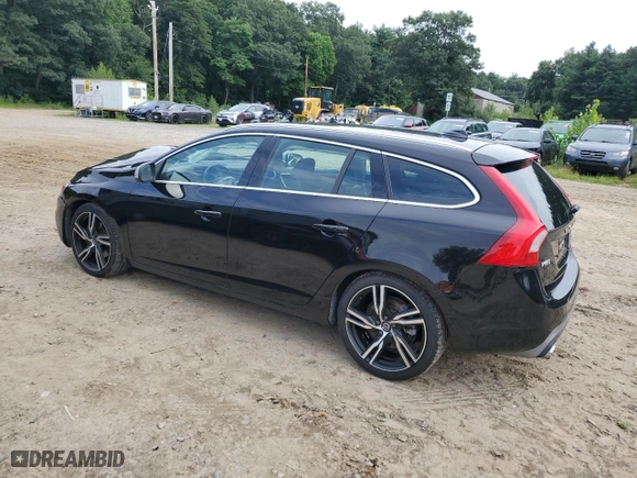 2017 Volvo V60 R-Design Platinum with VIN YV149MSS5H1369658, listed as a Copart auction lot 66592114 with 0 mi miles and Salvage Title. Bid and sale history available at carsss.com. Image 2.