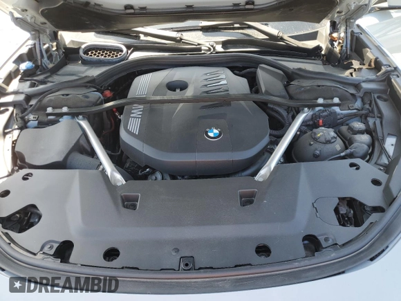 2023 BMW 7 Series 740i with VIN WBA23EH05PCM61539, listed as a Copart auction lot 58013225 with 16,242 mi miles and Salvage title. Bid and sale history available at DreamBid. Image 11.