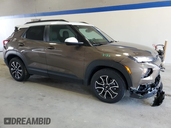 2022 Chevrolet TrailBlazer ACTIV with VIN KL79MVSL7NB008850, listed as a Copart auction lot 61293314 with 34,934 mi miles and Salvage Title. Bid and sale history available at DreamBid. Image 4.