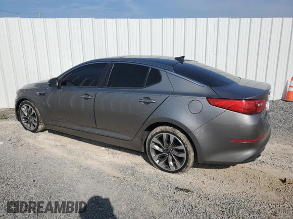 2015 Kia Optima SX Turbo with VIN 5XXGR4A6XFG366019, listed as a Copart auction lot 58149835 with 119,565 mi miles and Clean title. Bid and sale history available at DreamBid. Image 2.