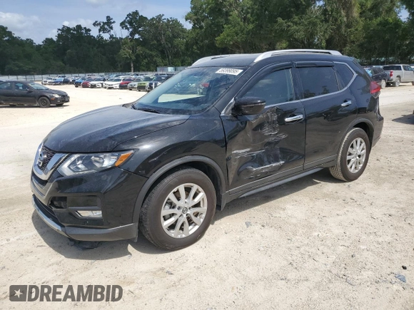 2017 Nissan Rogue SV with VIN KNMAT2MT0HP542942, listed as a Copart auction lot 59399095 with 60,010 mi miles and Salvage title. Bid and sale history available at DreamBid. Image 1.