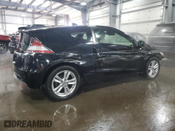 2012 Honda CR-Z EX with VIN JHMZF1D61CS003524, listed as a Copart auction lot 44848715 with 71,317 mi miles and Salvage Title. Bid and sale history available at carsss.com. Image 3.