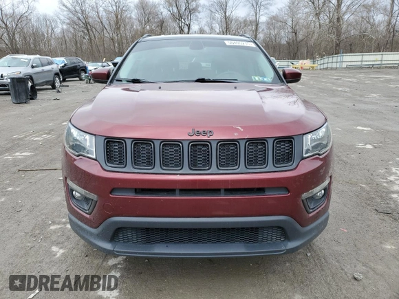 2021 Jeep Compass Latitude with VIN 3C4NJDBB8MT547390, listed as a Copart auction lot 50495215 with 103,874 mi miles and Salvage title. Bid and sale history available at DreamBid. Image 5.