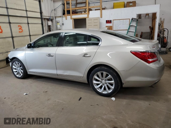 2015 Buick LaCrosse Leather with VIN 1G4GB5G3XFF318201, listed as a Copart auction lot 52161305 with 121,957 mi miles and Salvage Title. Bid and sale history available at DreamBid. Image 2.