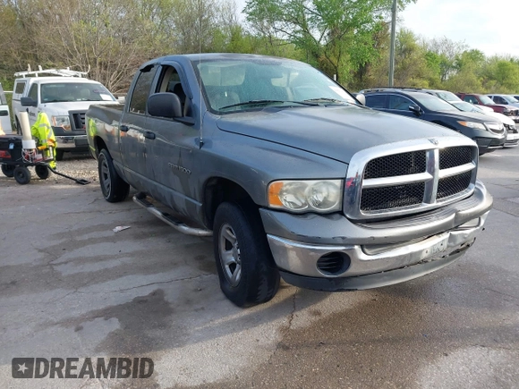 2005 Dodge 1500 SLT with VIN 1D7HA18N05J536461, listed as a IAAI auction lot 41893055 with 139,415 mi miles. Bid and sale history available at carsss.com. Image 1.