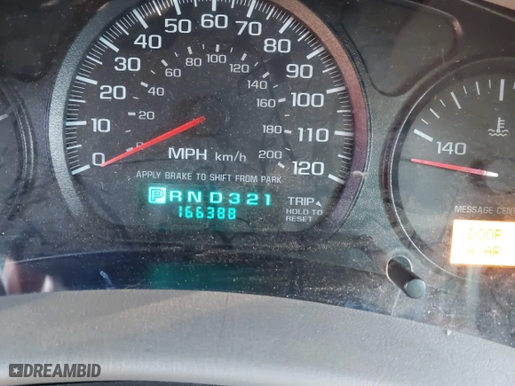 2003 Chevrolet Impala with VIN 2G1WF52E339264945, listed as a IAAI auction lot 41231159 with 166,388 mi miles. Bid and sale history available at carsss.com. Image 7.
