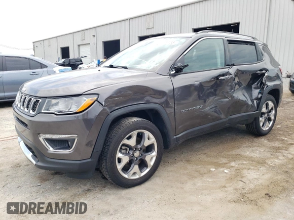 2021 Jeep Compass Limited z VIN 3C4NJDCB6MT602871, wystawiony jako Copart lot #64668185 z przebiegiem 71 822 mil mil oraz Szkoda całkowita • Salvage title. Historia ofert i sprzedaży dostępna na DreamBid. Obrazek 1.