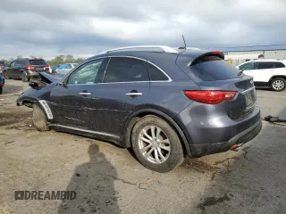 2010 Infiniti FX35 with VIN JN8AS1MW1AM851242, listed as a Copart auction lot 74244064 with 0 mi miles and Salvage Title. Bid and sale history available at carsss.com. Image 2.
