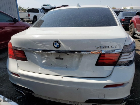 2014 BMW 7 Series ALPINA B7 with VIN WBAYE8C5XED136210, listed as a Copart auction lot 63688334 with 0 mi miles and Salvage Title. Bid and sale history available at carsss.com. Image 6.