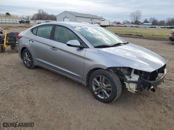 2017 Hyundai Elantra SE with VIN 5NPD84LF7HH012050, listed as a Copart auction lot 49338975 with 134,656 mi miles and Salvage Title. Bid and sale history available at carsss.com. Image 4.