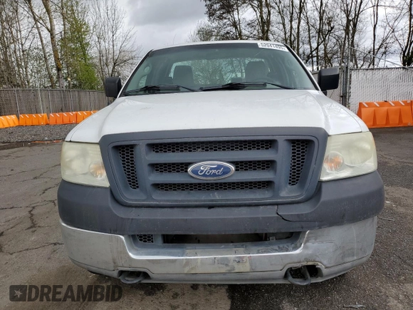 2005 Ford F-150 XL with VIN 1FTRF14W25NA51777, listed as a Copart auction lot 52041495 with 178,440 mi miles and Salvage title. Bid and sale history available at DreamBid. Image 5.