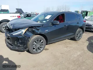 2025 Acura RDX w/A-Spec Package with VIN 5J8TC2H61SL009902, listed as a IAAI auction lot 41378429 with 1,002 mi miles. Bid and sale history available at carsss.com. Image 18.