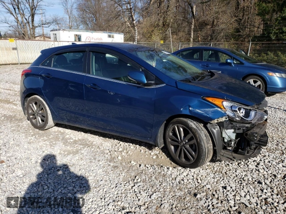 2016 Hyundai Elantra with VIN KMHD35LH3GU303392, listed as a Copart auction lot 80389604 with 55,221 mi miles and Salvage Title. Bid and sale history available at DreamBid. Image 4.