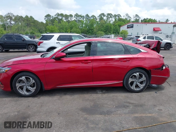 2018 Honda Accord EX-L z VIN 1HGCV1F59JA106158, wystawiony jako IAAI lot #42114911 z przebiegiem 68 906 mil mil oraz . Historia ofert i sprzedaży dostępna na DreamBid. Obrazek 14.