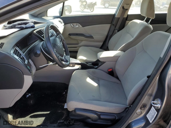 2013 Honda Civic Sdn LX with VIN 19XFB2F51DE059722, listed as a Copart auction lot 49243335 with 85,849 mi miles and Clean Title. Bid and sale history available at carsss.com. Image 7.