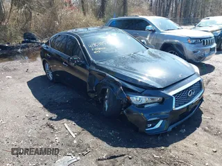 2024 Infiniti Q50 Luxe with VIN JN1EV7BR6RM632411, listed as a IAAI auction lot 41903452 with 5,623 mi miles and . Bid and sale history available at DreamBid. Image 1.
