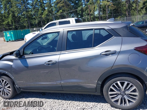 2023 Nissan Kicks SV with VIN 3N1CP5CV8PL542394, listed as a IAAI auction lot 42462163 with 28,017 mi miles and . Bid and sale history available at DreamBid. Image 15.